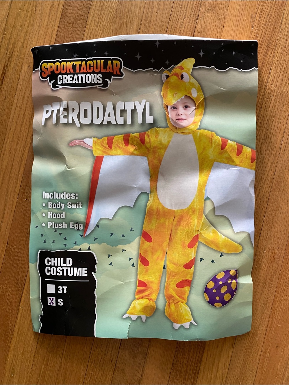 Gund Yellow and Orange Pterodactyl Kids Costume